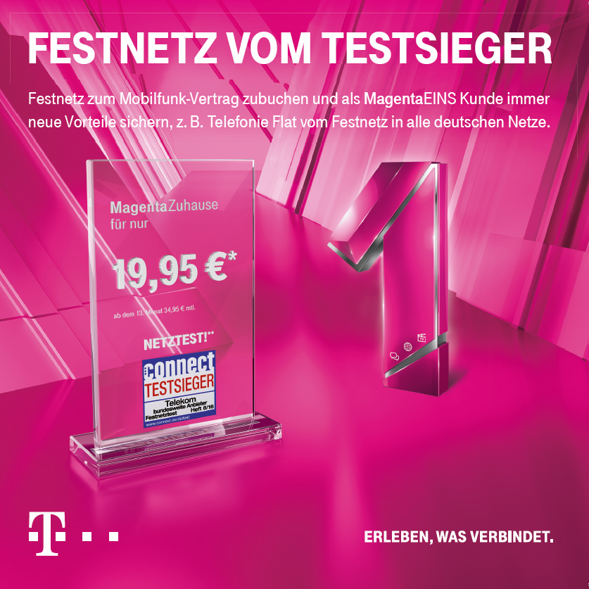 Magenta Eins Werbung