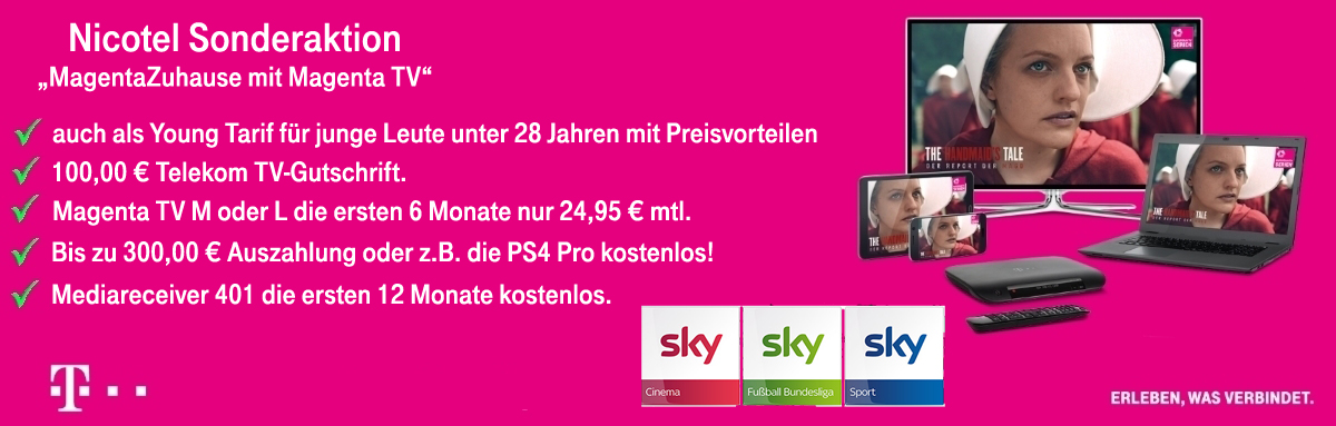 MagentaTV Angebot mit Auszahlung